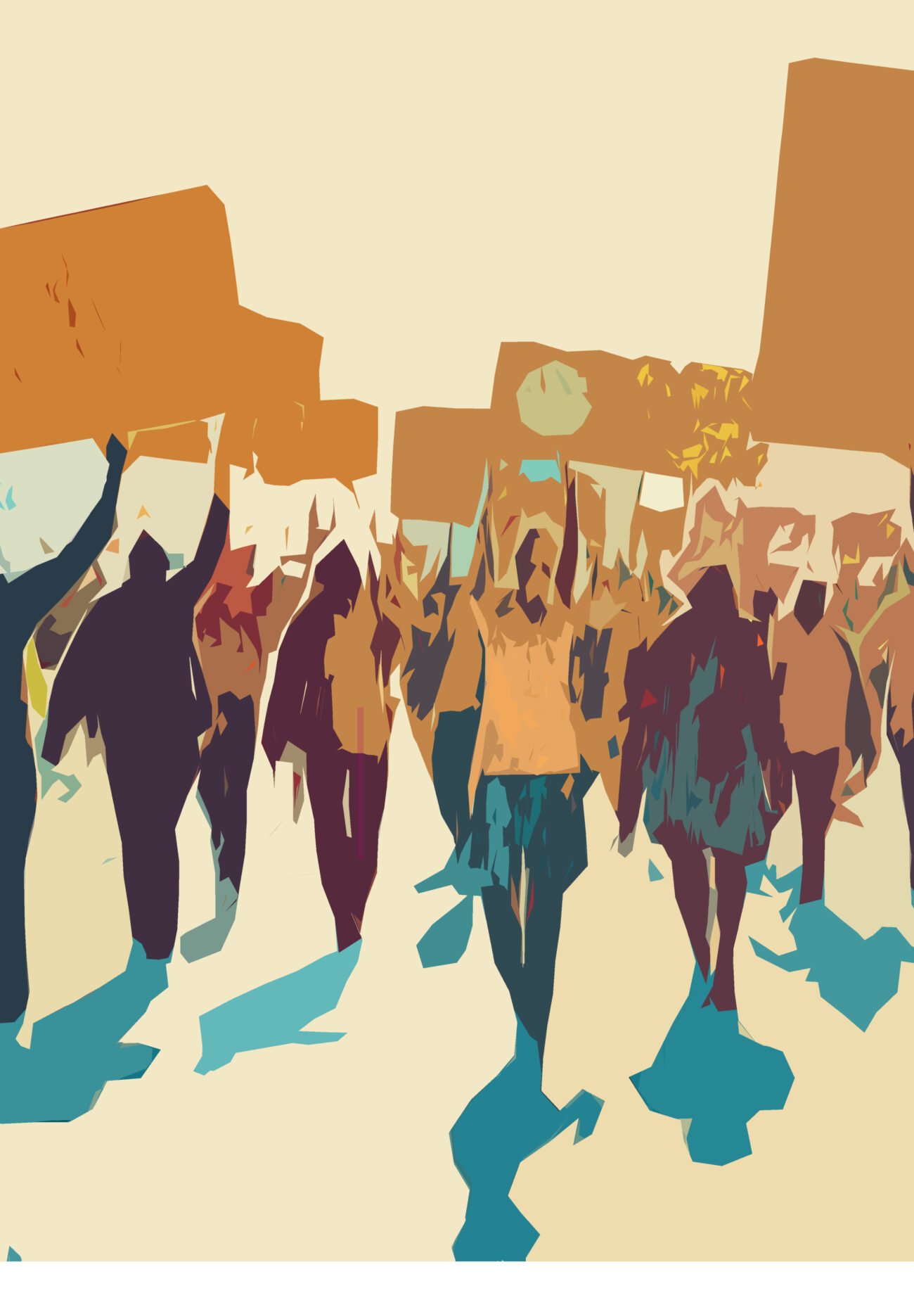 Symbolbild für Personen, die für ihre Rechte eintreten